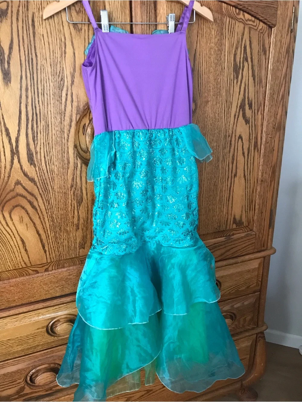 Disney Store Ariel the Mermaid Costume Size 11/12 Girls Dress Up Halloween